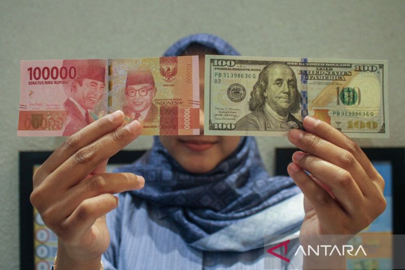 Kurs rupiah menguat jadi Rp16.787 per dolar AS