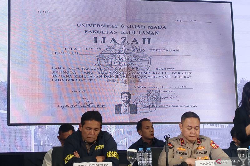 Bareskrim Polri nyatakan ijazah universitas Jokowi asli