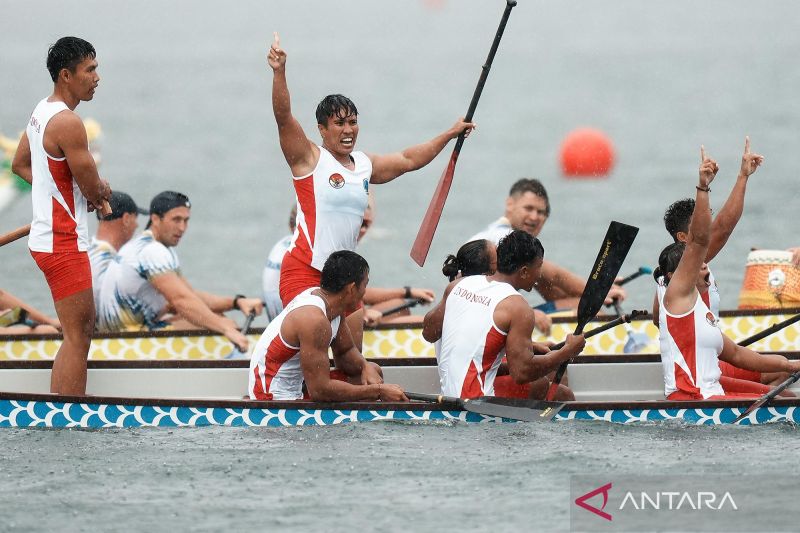 Aksi heroik tim perahu naga Indonesia, lima medali emas dan perak di World Games 2025