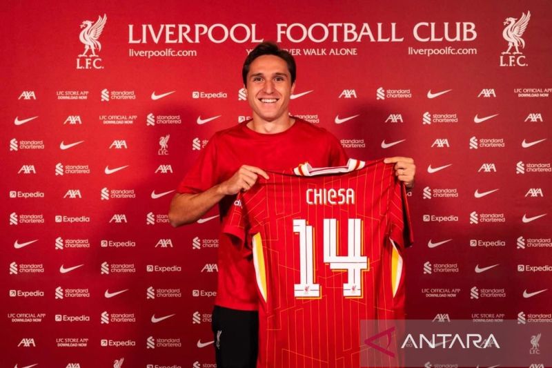 Karena cedera ringan, Chiesa tak masuk skuad Liverpool vs Galatasaray
