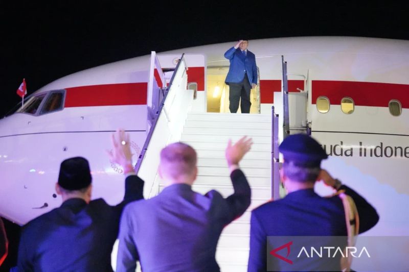 Dari Kanada, Prabowo bertolak ke Amsterdam lanjutkan lawatan negara