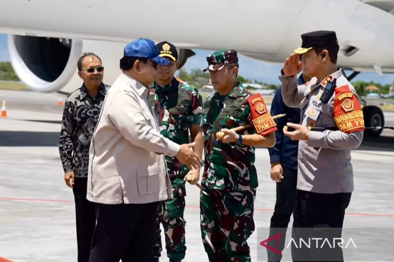 Dari Abu Dhabi, Presiden Prabowo tiba di Bali untuk cek dampak bencana