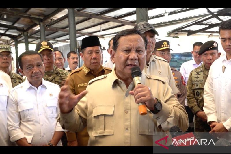 Prabowo: Kerugian negara dari tambang ilegal Babel capai Rp300 triliun