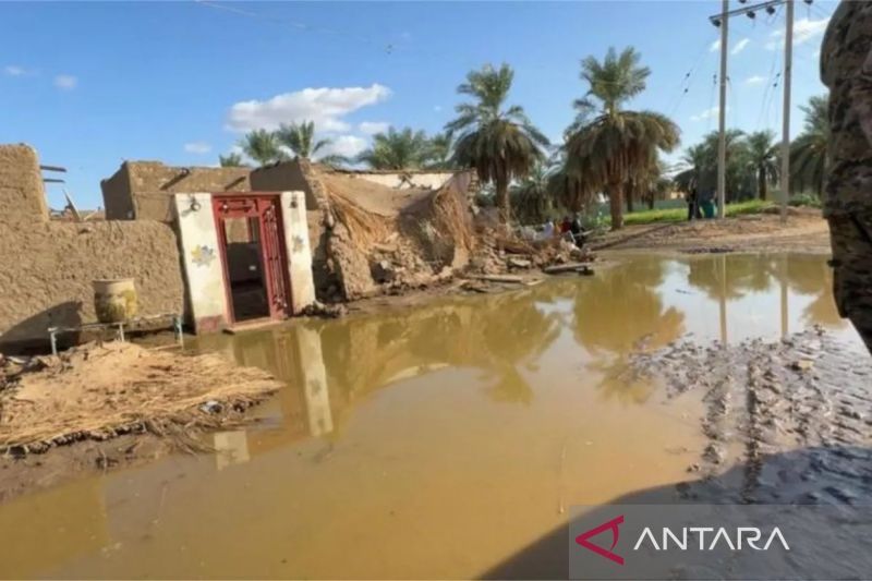 Lebih dari 1.200 keluarga mengungsi akibat banjir di Khartoum Sudan