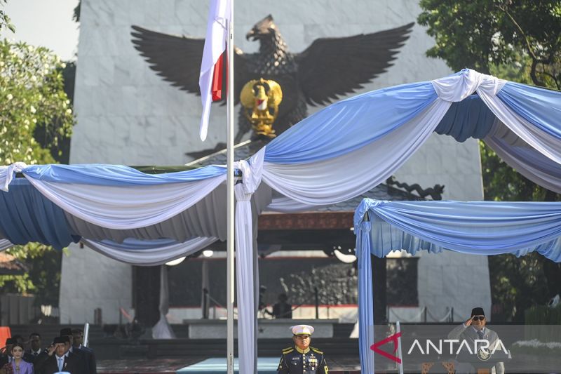 Presiden Prabowo pimpin upacara peringatan Hari Kesaktian Pancasila di Lubang Buaya
