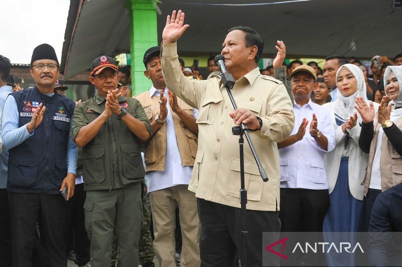 Prabowo: Pemerintah sudah mulai tertibkan pembalakan liar