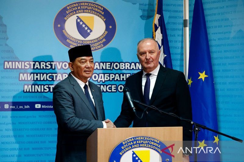 Menhan RI jalin kerja sama dengan militer Bosnia dan Herzegovina
