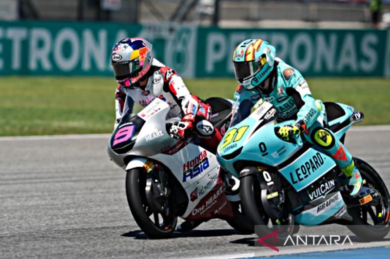 Veda Ega Pratama finis kelima pada debut Moto3 di GP Thailand
