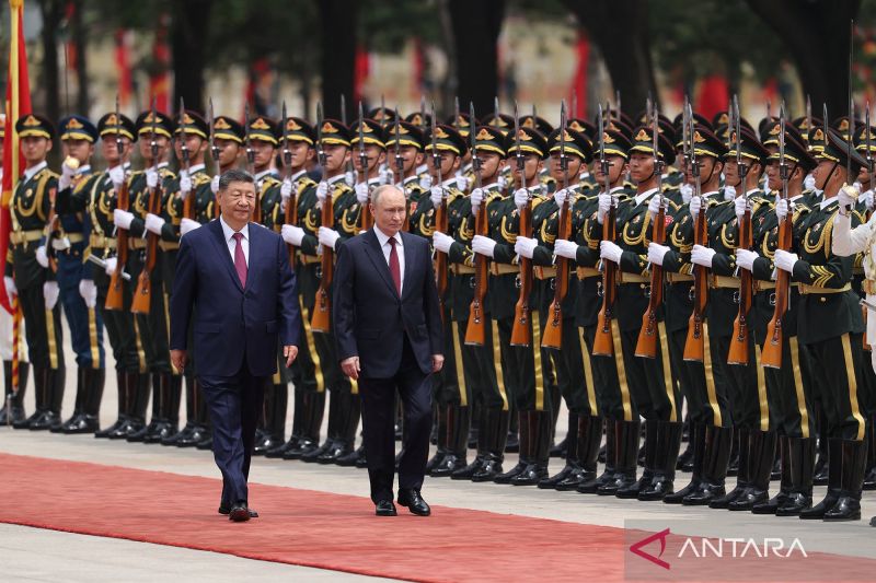 Xi: China-Rusia pegang prinsip non-blok, tolak hegemoni