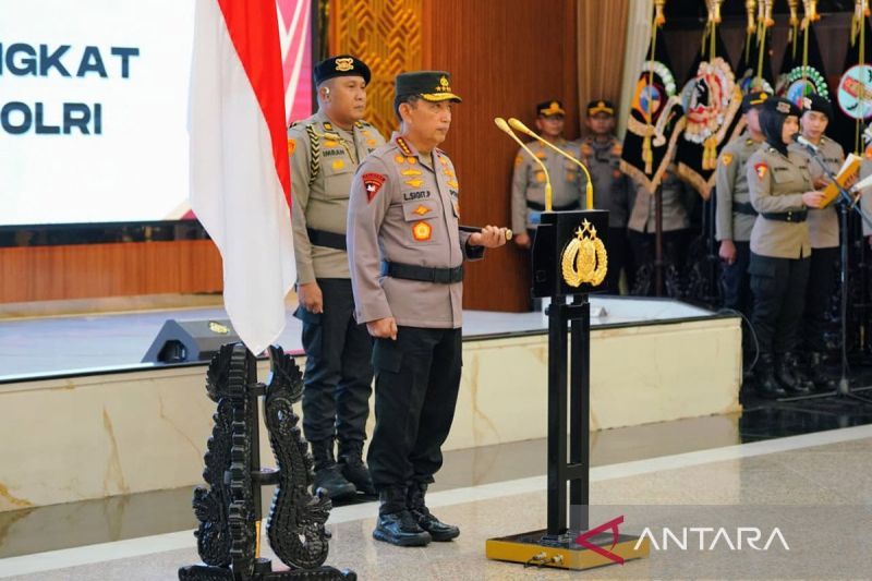 Kapolri beri kenaikan pangkat luar biasa kepada Aipda Yudhi yang gugur di operasi kasus narkoba