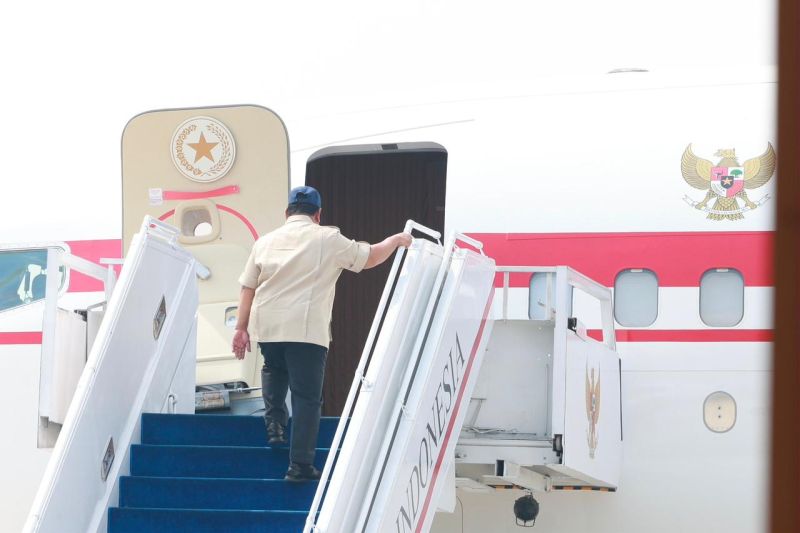 Prabowo bertolak ke Jombang hadiri dan buka Muktamar Ke-35 NU