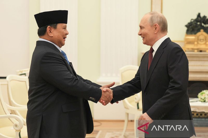 Presiden Putin sampaikan ucapan HUT RI kepada Presiden Prabowo
