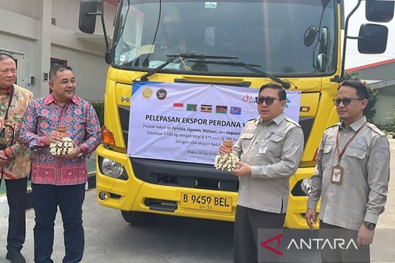 Kementan lepas ekspor perdana vaksin hewan ke Afrika