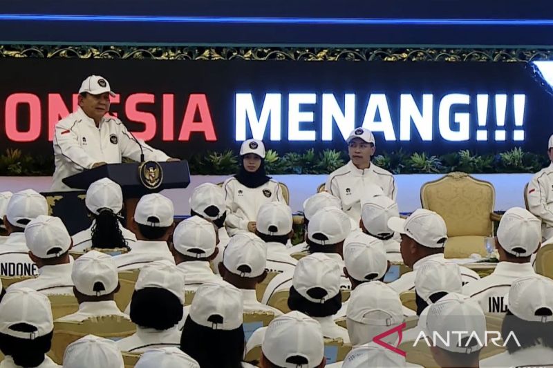 Prabowo lepas 430 atlet Indonesia berlaga di Asian Games 2026