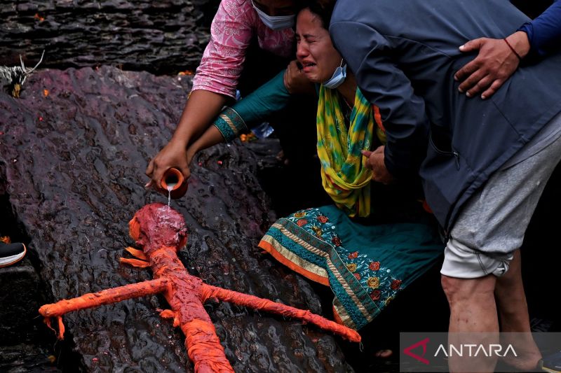 Korban tewas banjir Nepal-China 1.280 orang, 5.260 masih hilang